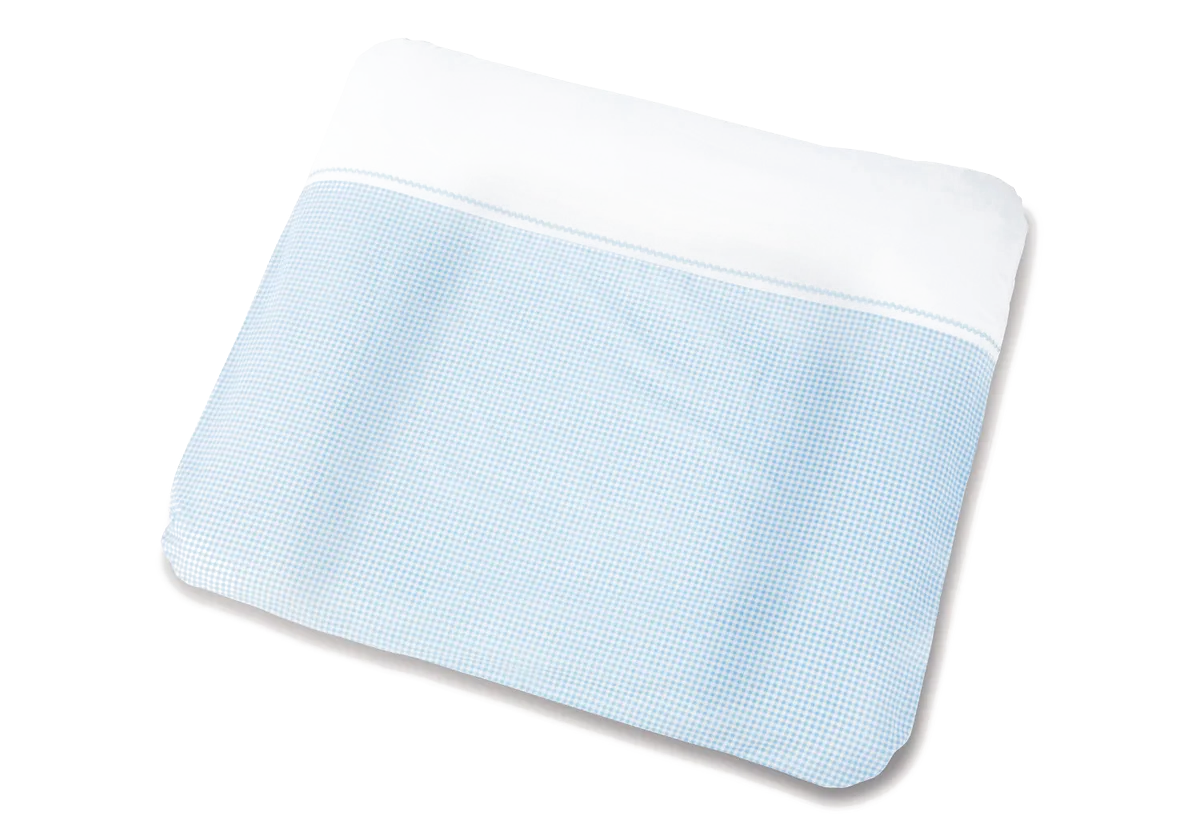 Pinolino Wickelkissen Bezug Groß, Vichy-Caro/Blau - Bild 1