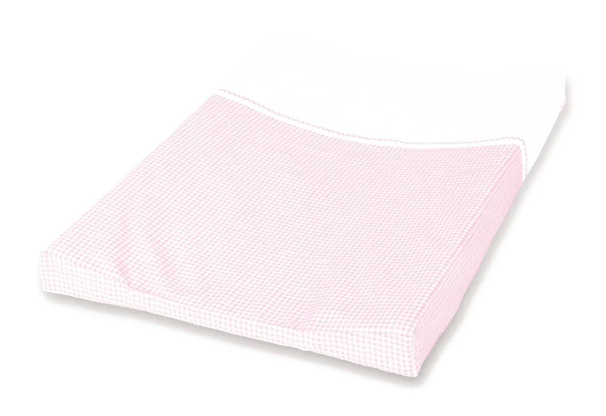 Pinolino Wickelkissen Bezug, Vichy-Caro/Rosa - Bild 1