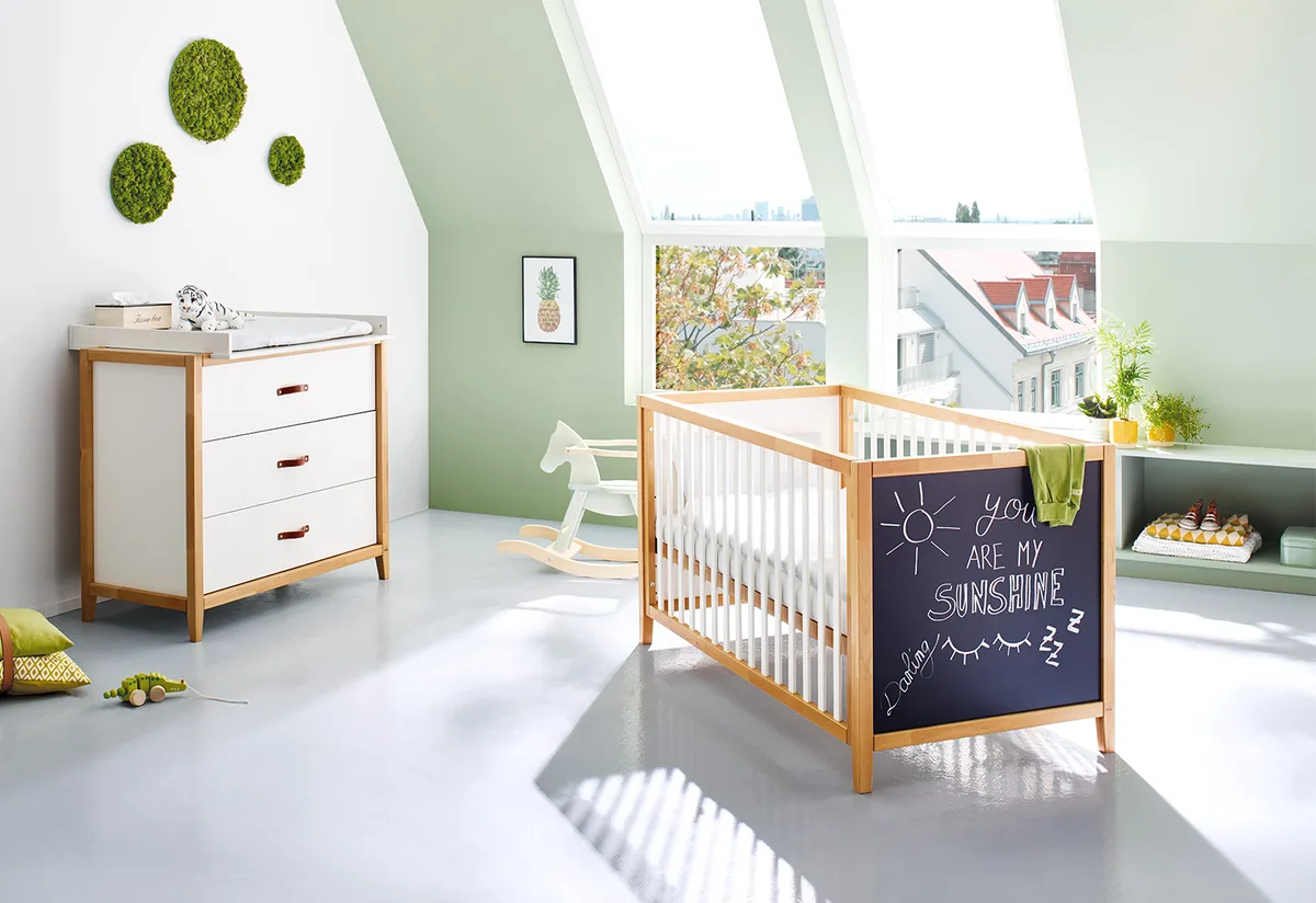 Pinolino Start-Möbel-Set, breit mit Kreidetafel (2-teilig), Calimero - Bild 1