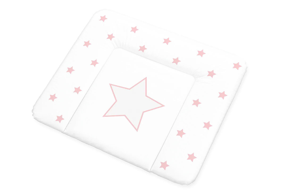 Pinolino Wickelauflage Stor Komfort, Folie/Rosa Sterne - Bild 1