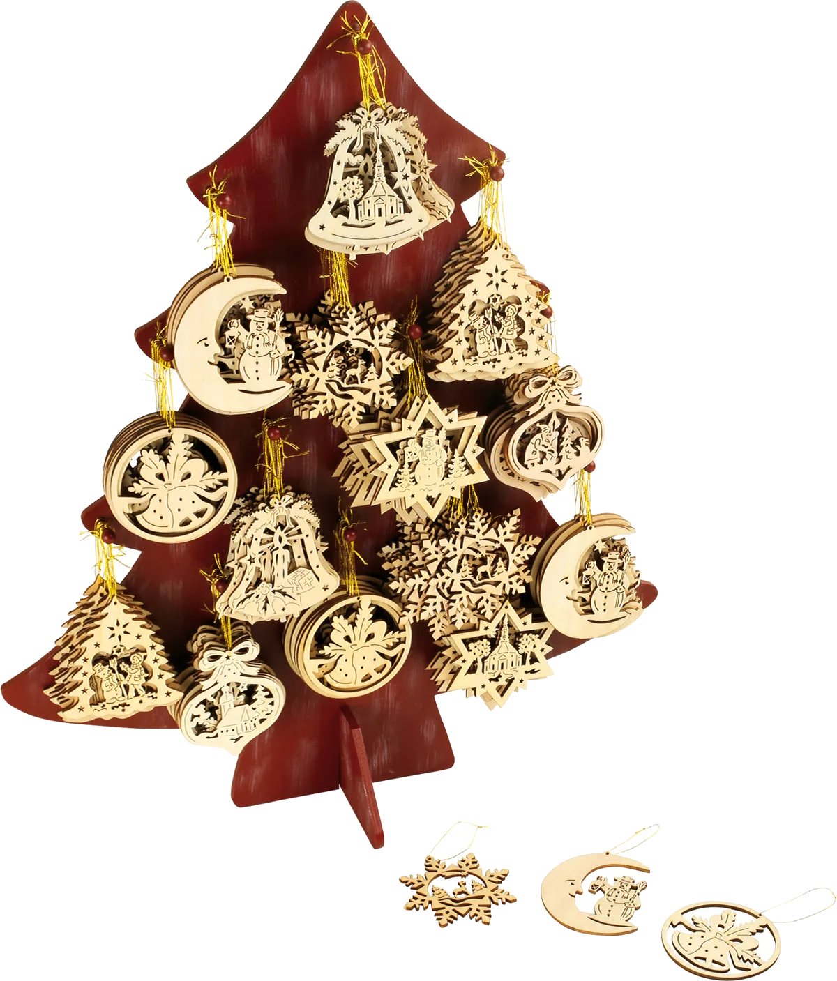 Legler Display Baum mit Weihnachtsschmuck - Bild 1