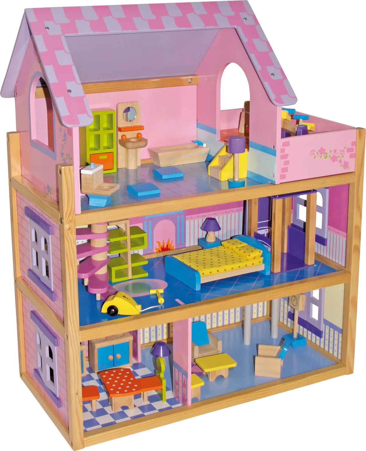 small foot Puppenhaus, Pink - Bild 1