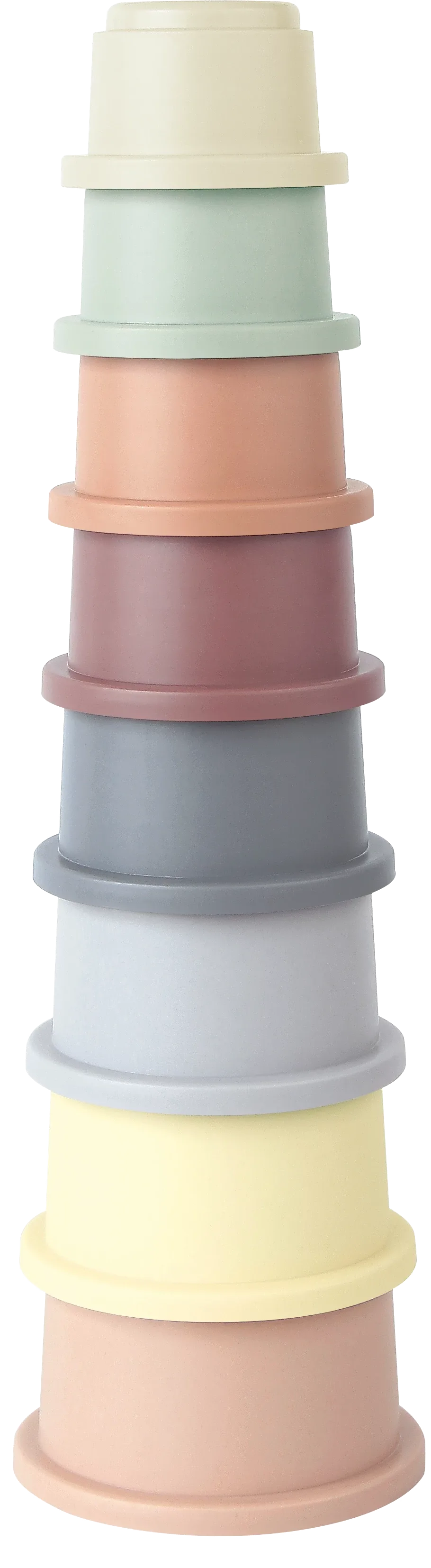 Kinder and Kids BIOplast Badespielzeug Stapelbecher mit Loch (8 Stk.) - Bild 1