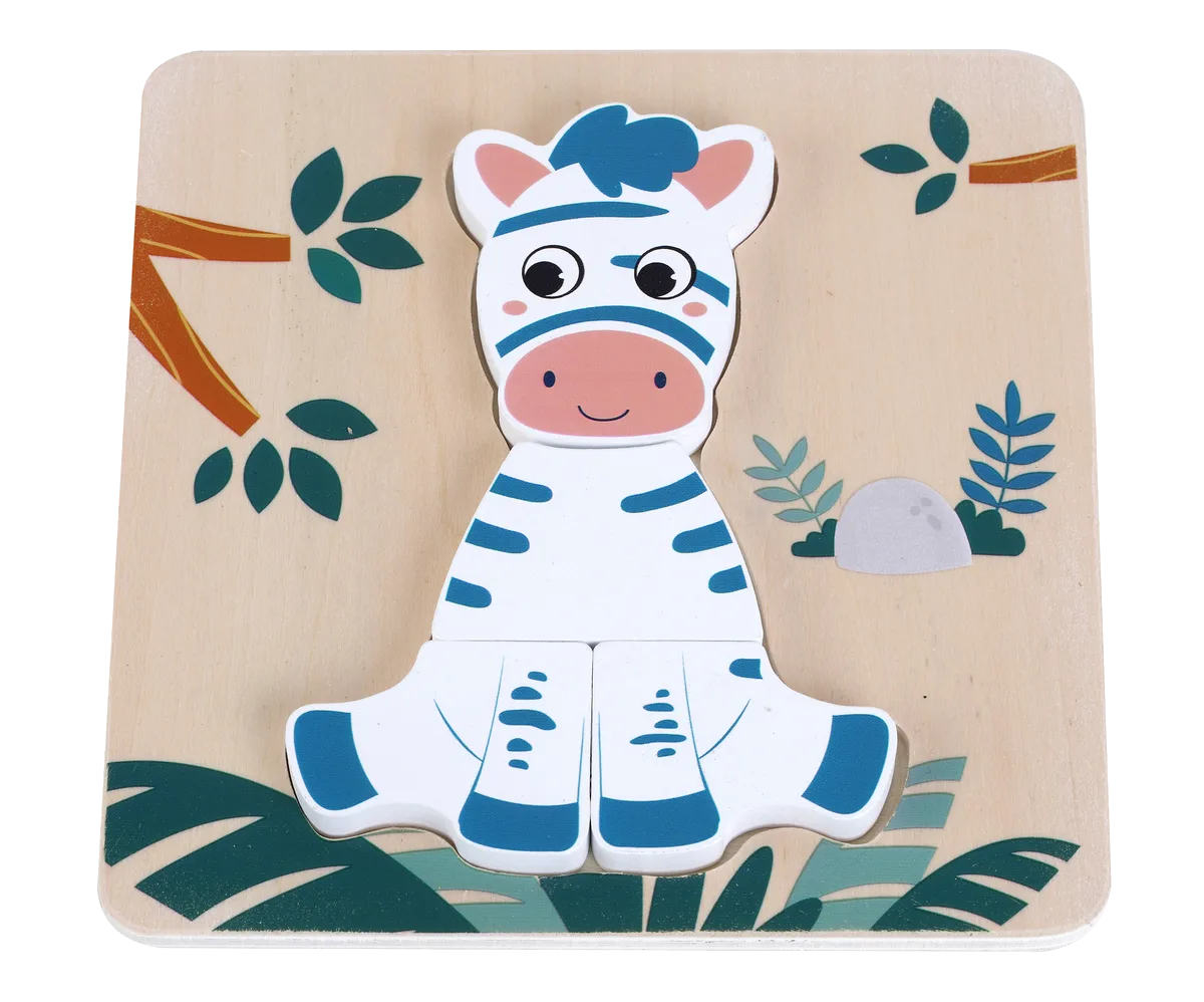 Kinder and Kids Puzzle, Zebra - Bild 1
