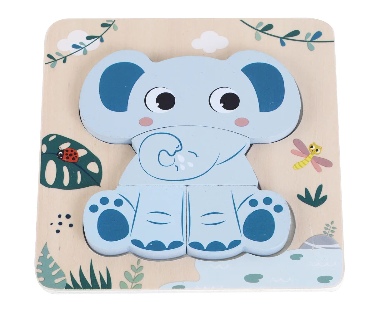 Kinder and Kids Puzzle, Elefant - Bild 1