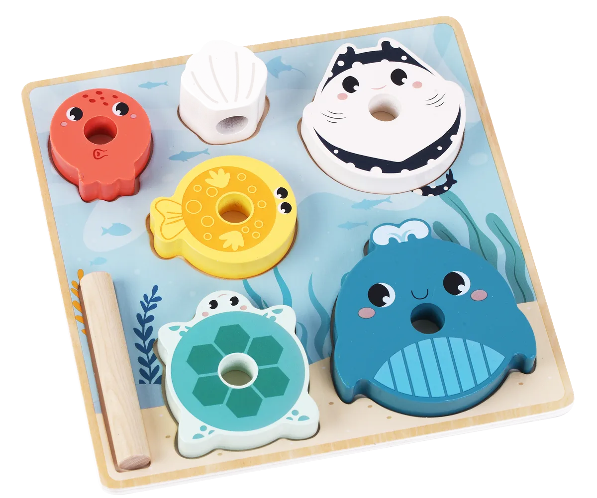 Kinder and Kids 2-in-1 Puzzle und Stapelturm, Das Meer - Bild 1