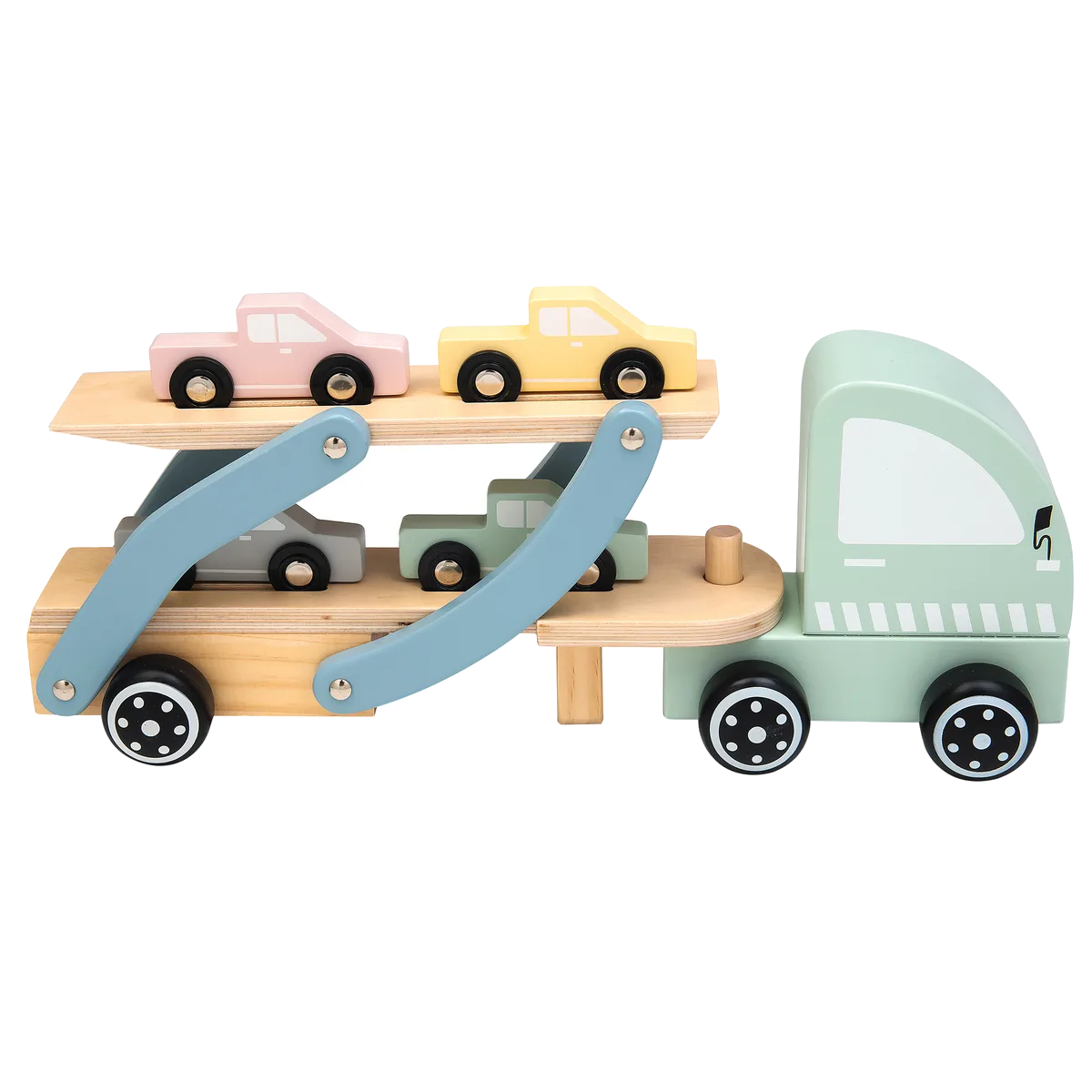 Kinder and Kids Autotransporter mit Autos (4 Stück) - Bild 1