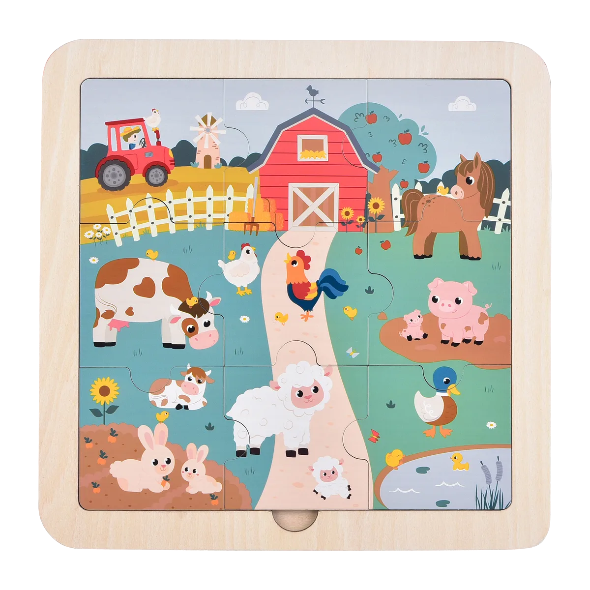 Kinder and Kids Puzzles, Bauernhoftiere - Bild 1