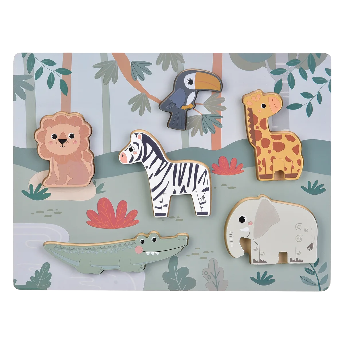 Kinder and Kids Puzzle, Dschungel - Bild 1