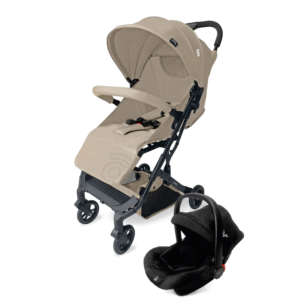 Asalvo Kinderwagen Tumbucto Travel System, Beige - Bild 1