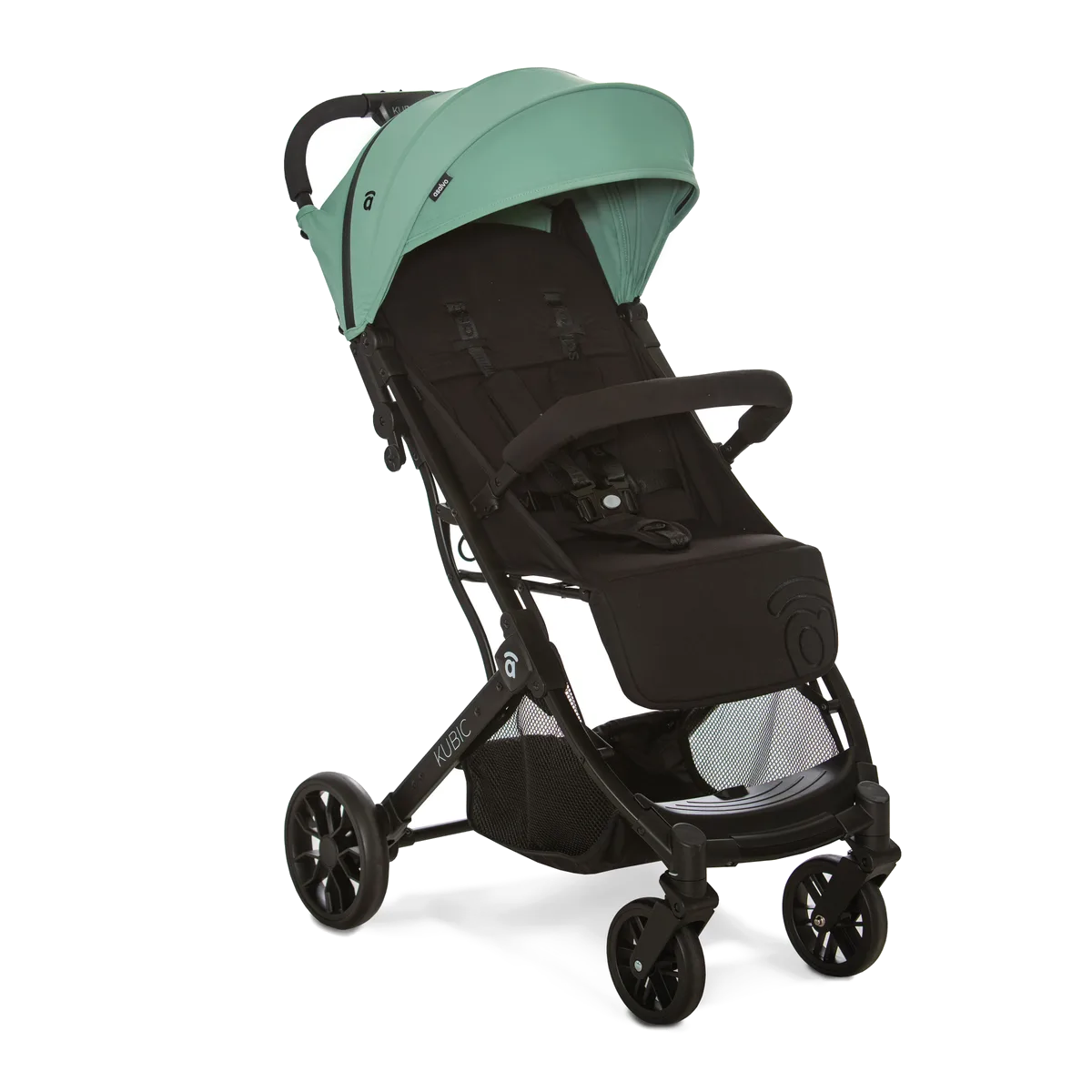Asalvo Kinderwagen Kubic 2 Flight Travel, Grün - Bild 1
