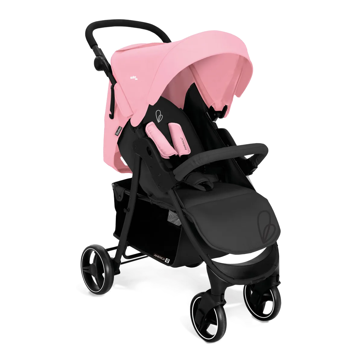 Asalvo Kinderwagen America 3, Pink - Bild 1