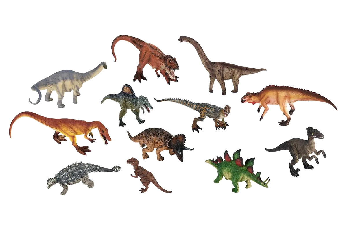 Mojo Dinosaurier und prähistorische Tiere-Set (12 Stück) - Bild 1