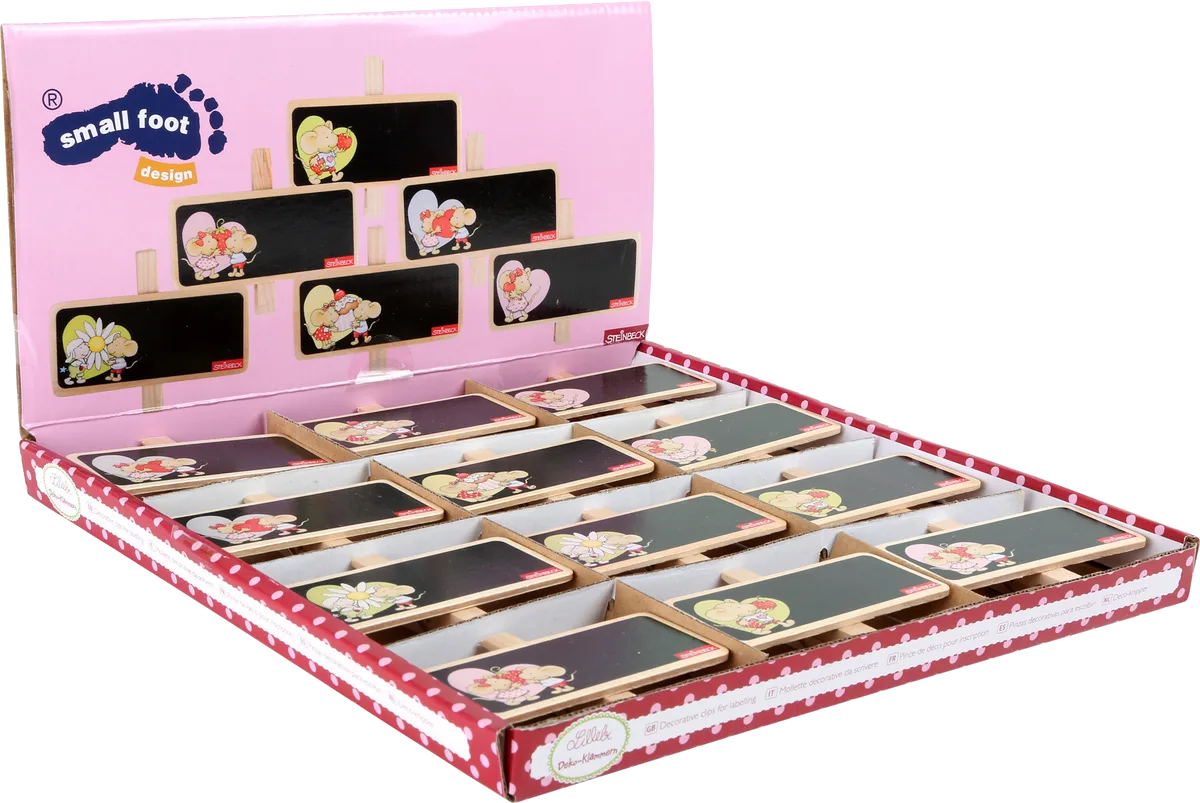 small foot Display mit Notizklammern (12 Stk.), Lillebi - Bild 1