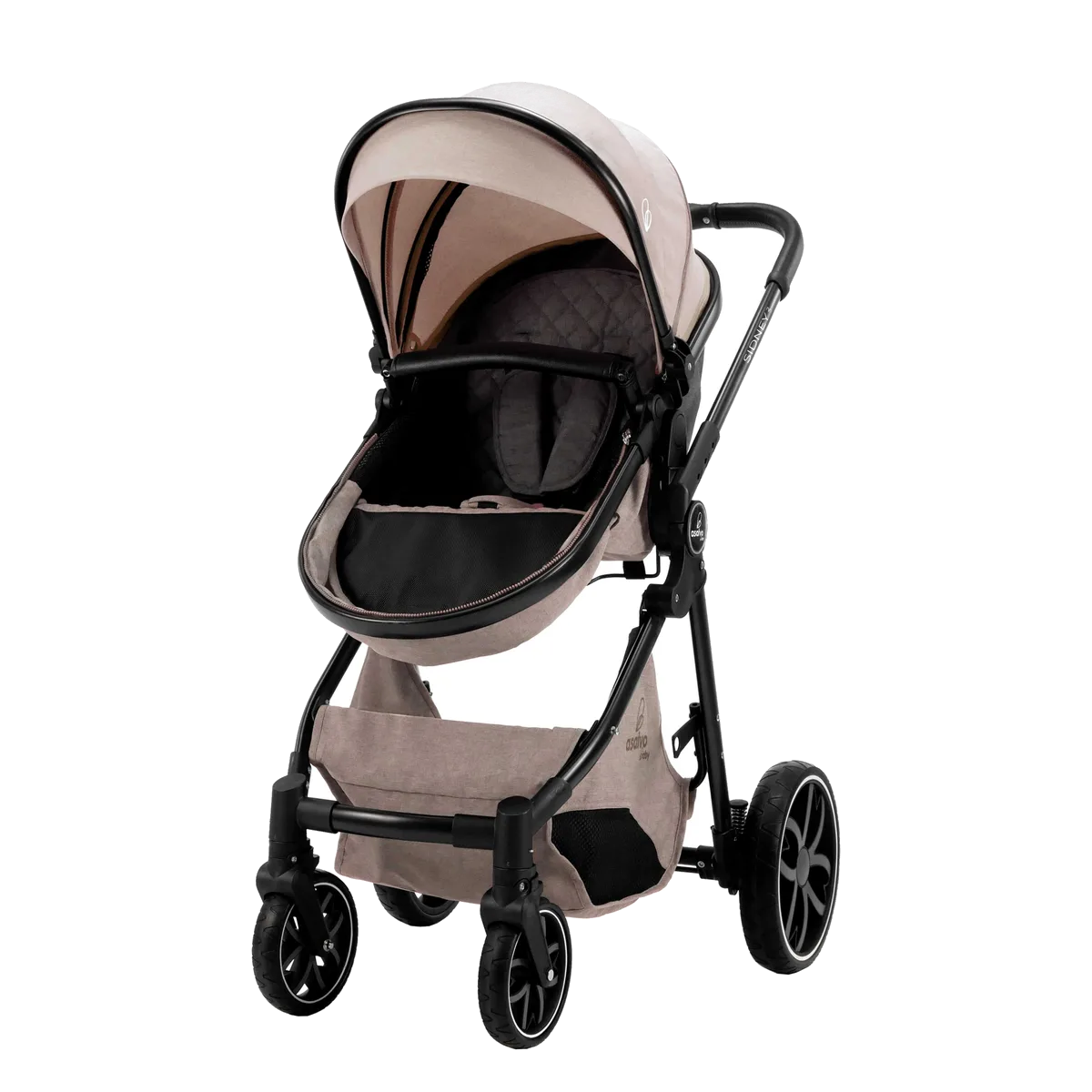Asalvo Kinderwagen Convertible Sidney 2, Beige - Bild 1