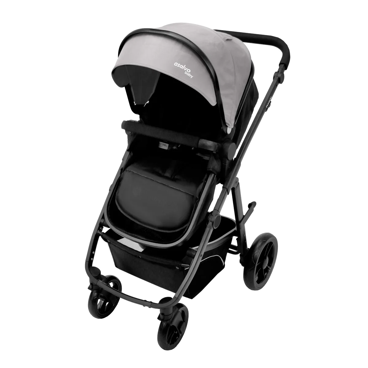 Asalvo Kinderwagen-Set Travel System Oslo 2, Grau - Bild 1