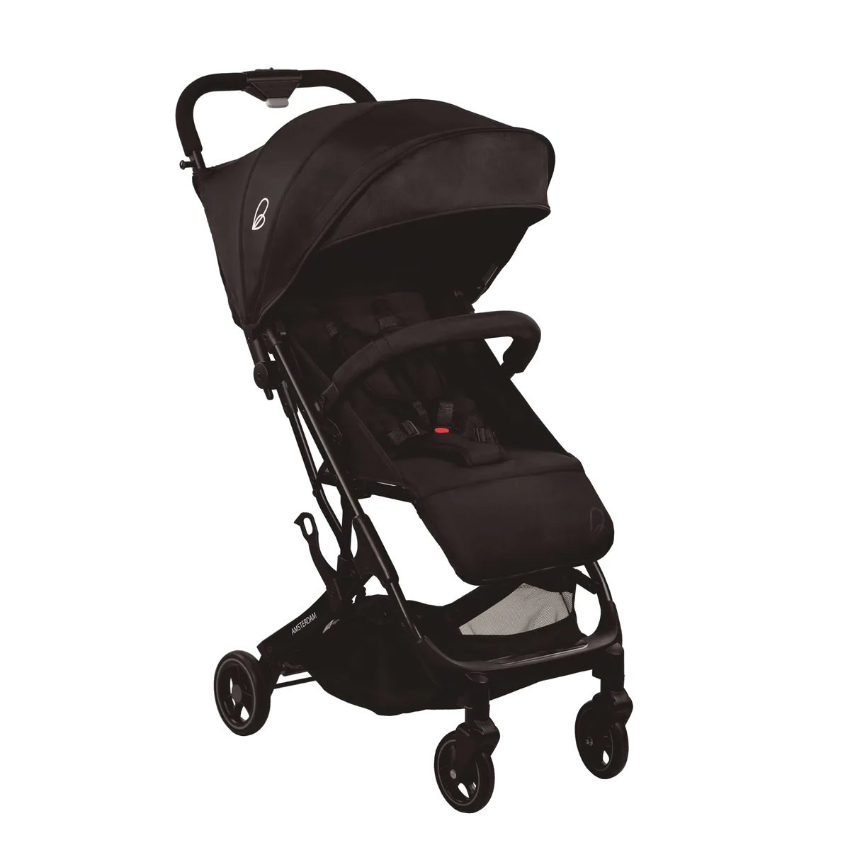 Asalvo Kinderwagen Amsterdam, Schwarz - Bild 1