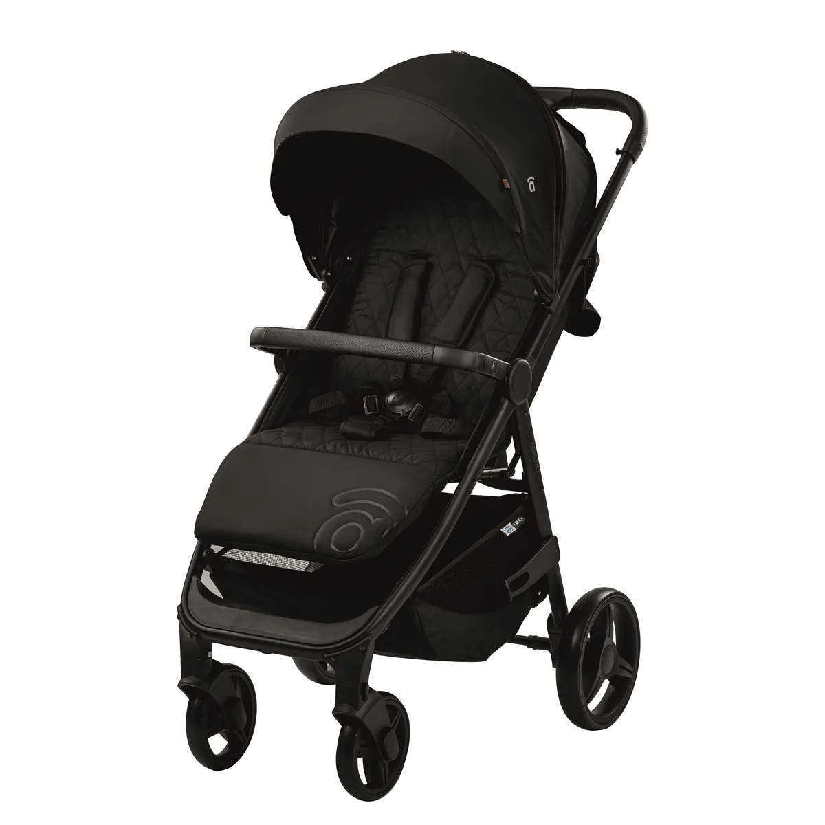 Asalvo Kinderwagen Iconic, Schwarz - Bild 1