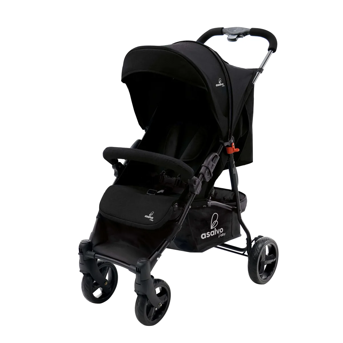 Asalvo Kinderwagen Cadiz, Schwarz - Bild 1