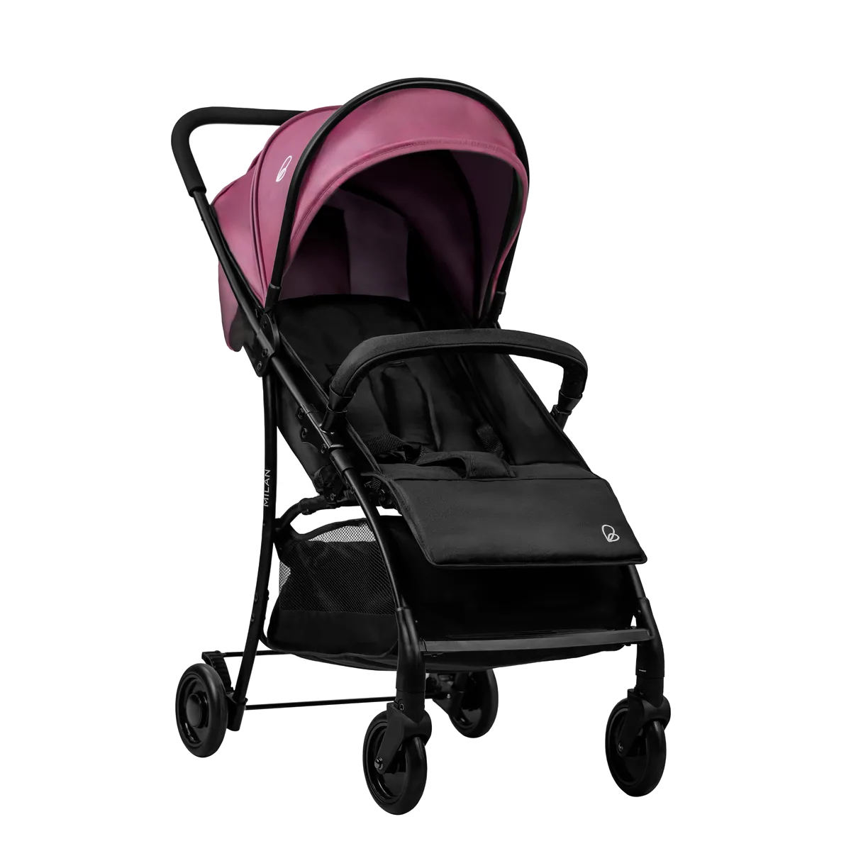 Asalvo Kinderwagen Milan, Lila - Bild 1