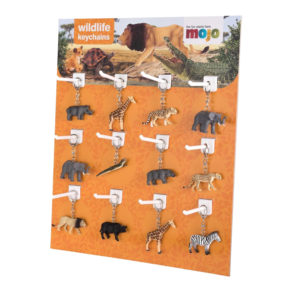 Mojo Display Schlüsselanhänger Savanne (36 Stk.), Wildtiere - Bild 1