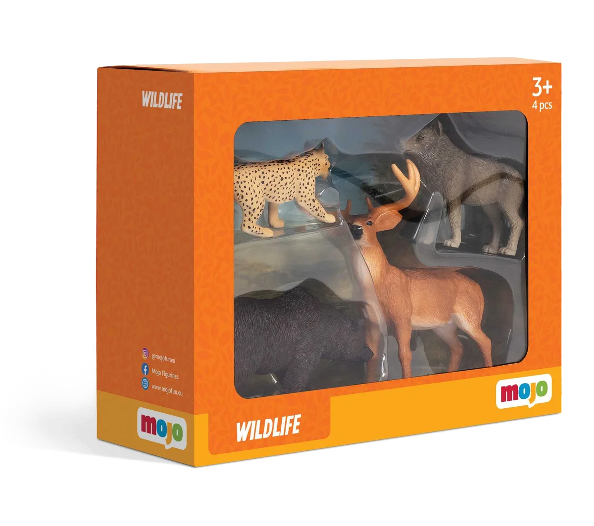 Mojo Starterset Wald (4 Stk.), Wildtiere - Bild 1