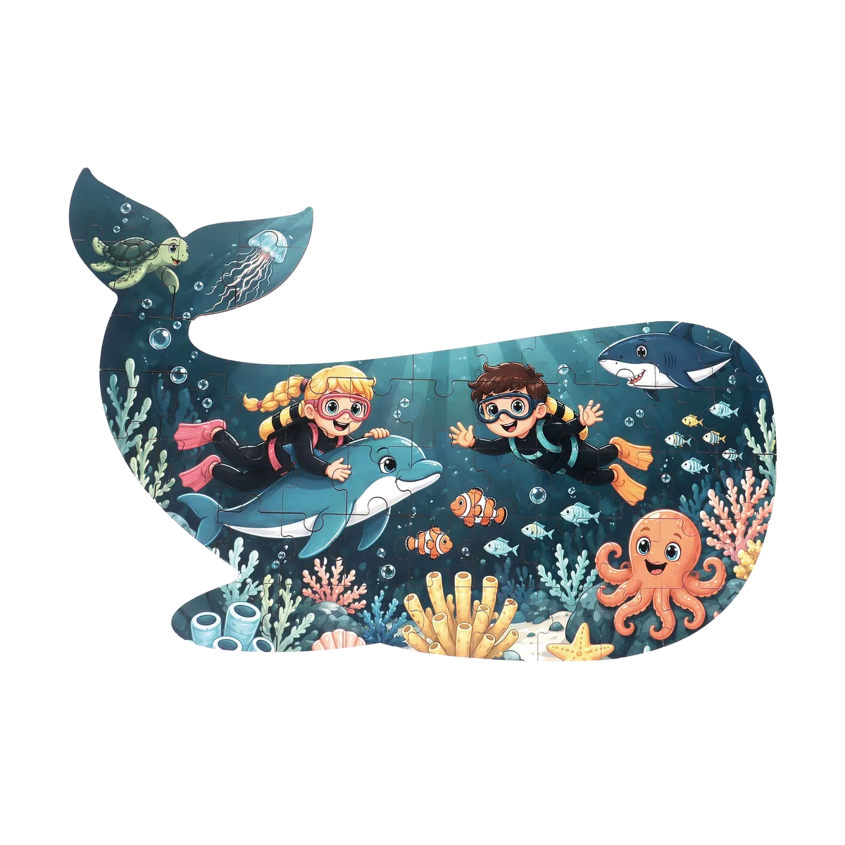 Kinder and Kids Meer-Puzzle (55 Teile) - Bild 1