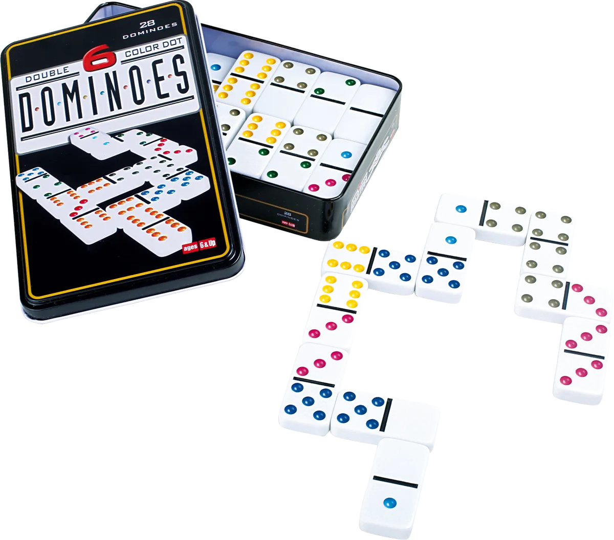 small foot Domino Spiel in 6 Farben - Bild 1