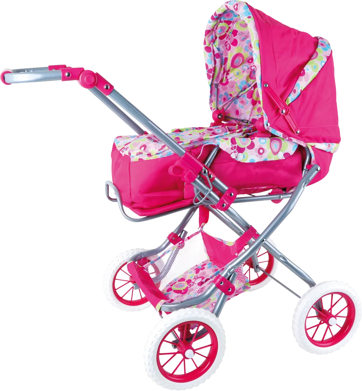 small foot Puppenwagen, Blumen - Bild 1