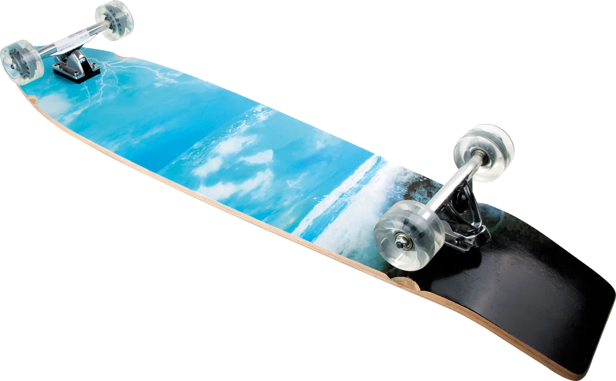 small foot Longboard Surfer - Bild 1