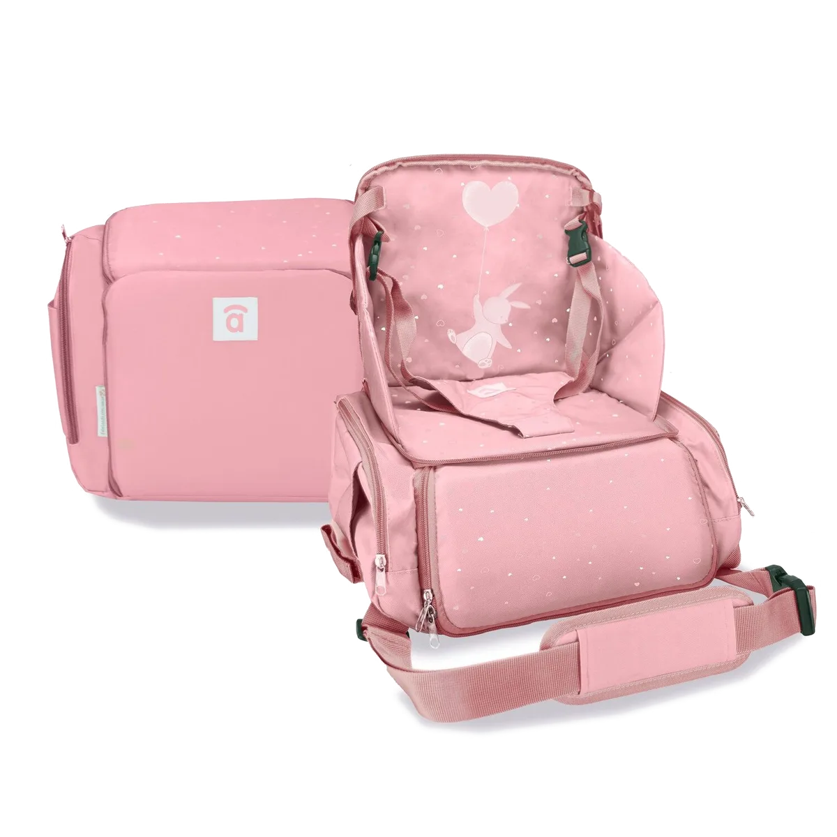 Asalvo Go Anywhere Sitzerhöhung Sushi, Pink - Bild 1