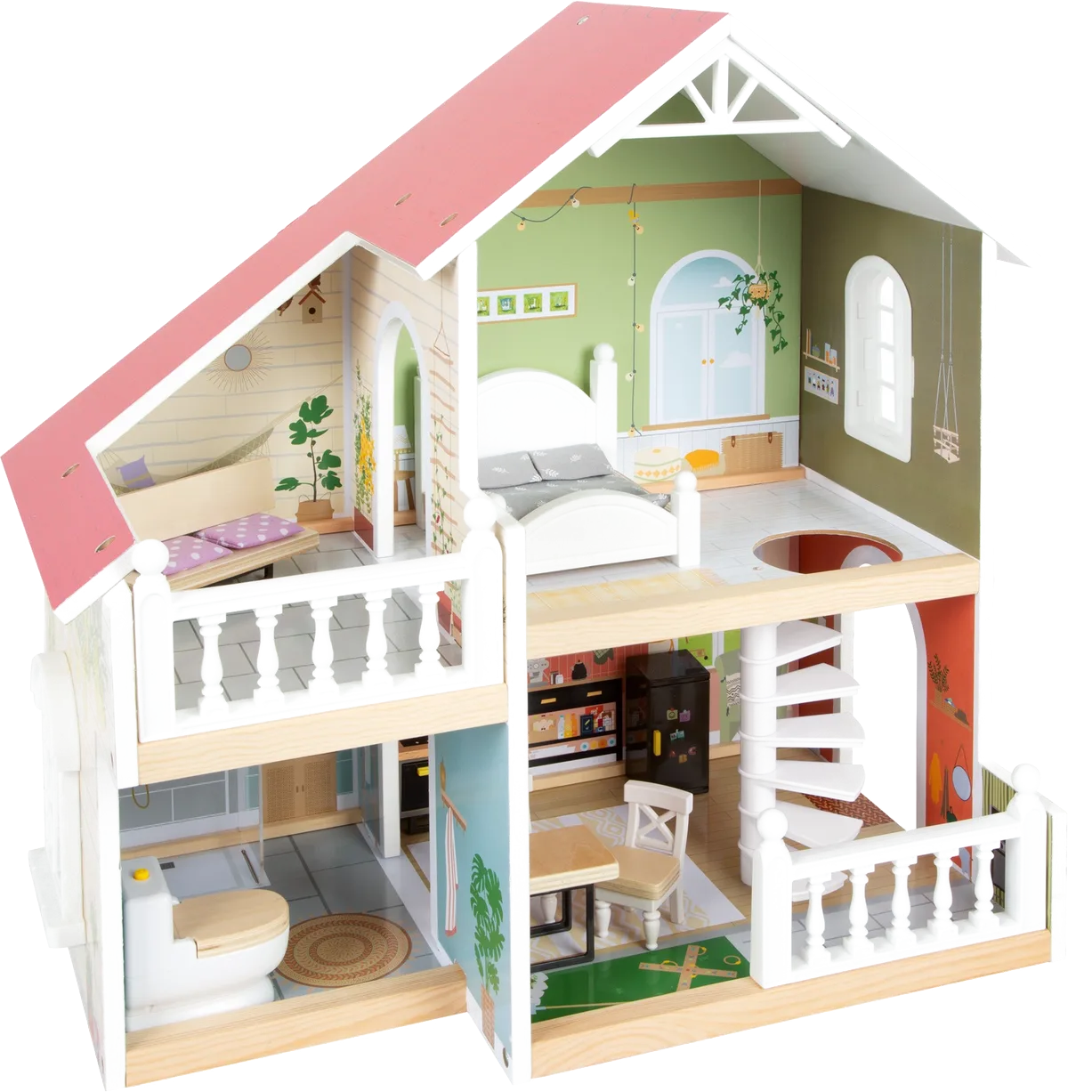 small foot Puppenhaus Stadtvilla, Kompakt - Bild 1